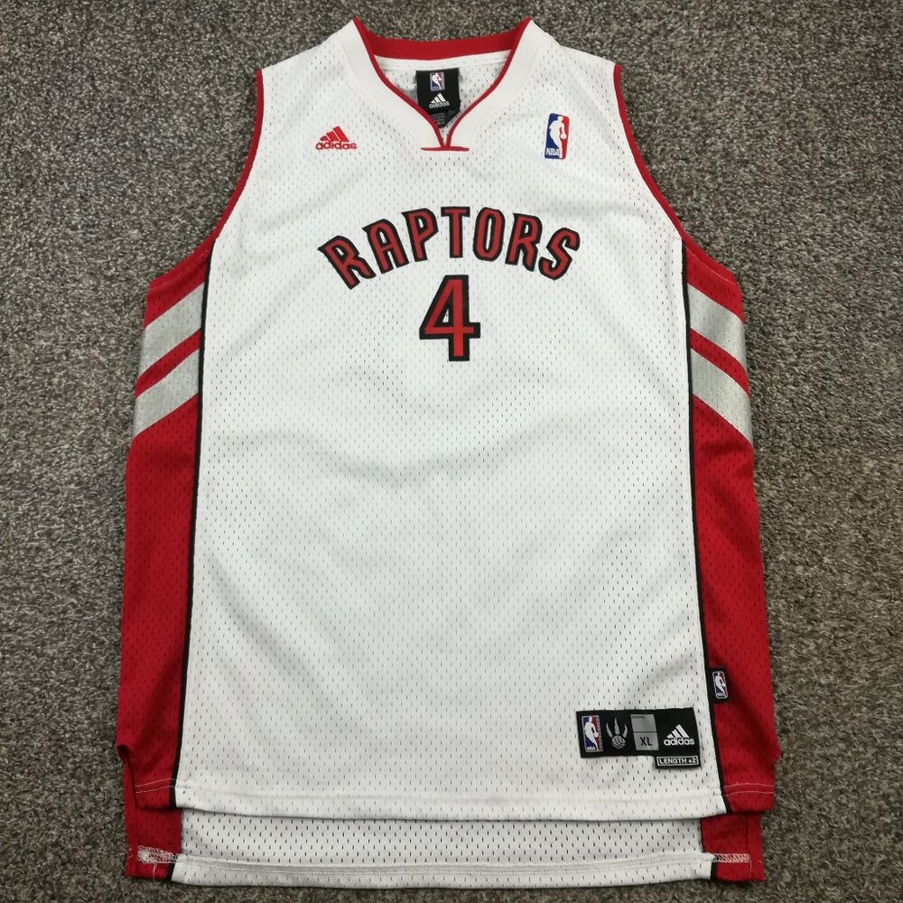Chris Bosh Toronto Raptors Jersey Adidas Swingman White Mens Small (Youth XL)